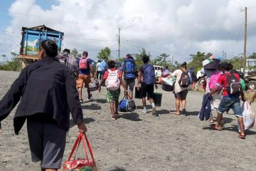 El grupo de personas Intentó tomarse las tierras en cercanías de terminal de buses en Bluefields