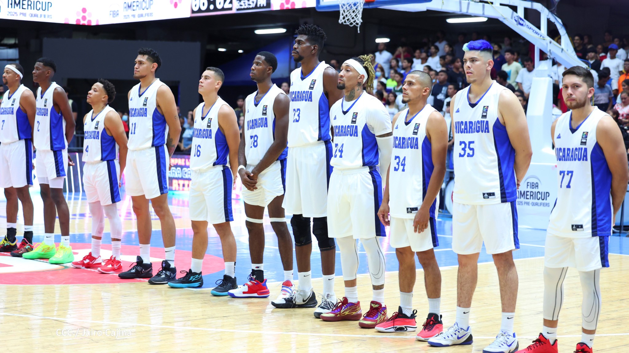 Talento costeño reluce en la selección de baloncesto de Nicaragua